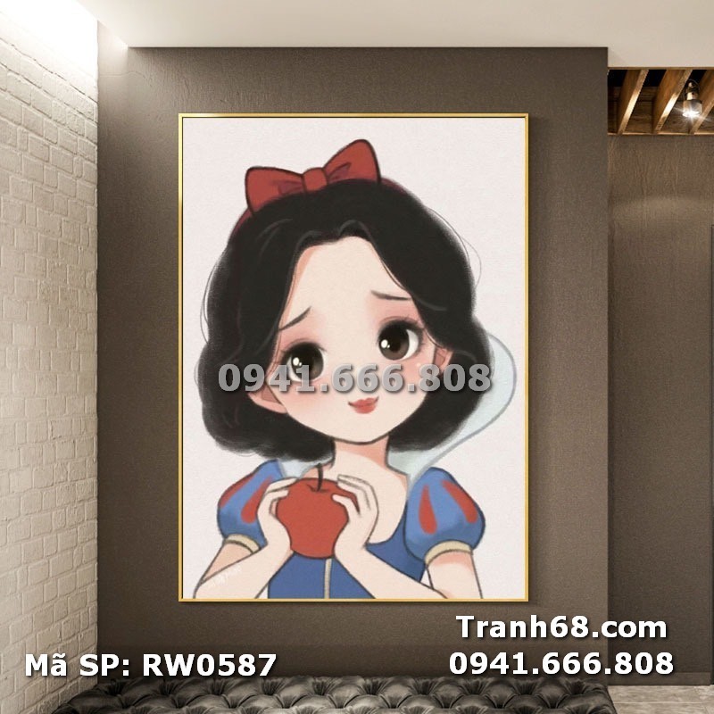 Tranh thêu hoạt hình anime RW0587-40x50cm-1