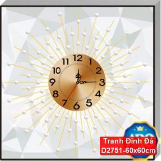 Tranh Đính Đá ABC cao cấp sang ý quải chung  D2751 Kích thước: 60x60cm