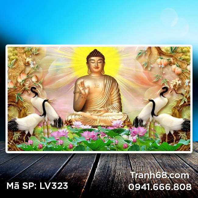Tranh đính đá Phật Tổ Như Lai sẽ đưa bạn đến một thế giới tuyệt vời của niềm tin và tạo hóa.