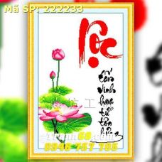 Tranh Thêu Chữ Thập Chữ Lộc DLH-222233