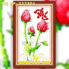 Tranh Thêu Chữ Thập Chữ Phúc  DLH-222301