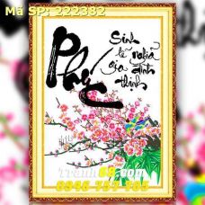 Tranh Thêu Chữ Thập Chữ Phúc  DLH-222382