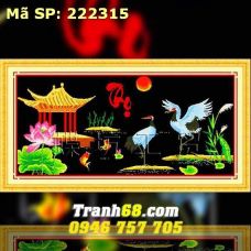 Tranh Thêu Chữ Thập Chữ Thọ  DLH-222315