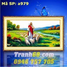 Tranh Thêu Chữ Thập Chúa Chăn Cừu DLH-YA979