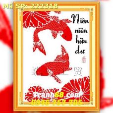 Tranh Thêu Chữ Thập Niên Niên Hữu Dư DLH-222318