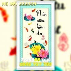 Tranh Thêu Chữ Thập Niên Niên Hữu Dư DLH-222319