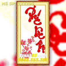 Tranh Thêu Chữ Thập Phúc Lộc Thọ DLH-222295