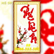 Tranh Thêu Chữ Thập Phúc Lộc Thọ DLH-222296