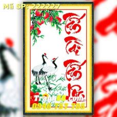 Tranh Thêu Chữ Thập Tấn TàI Tấn Lộc  DLH-222227