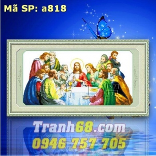 Tranh Thêu Chữ Thập 12 Tông ĐỒ DLH-YA818