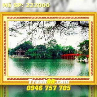 Tranh Thêu Chữ Thập Cầu Thê Húc DLH-222066