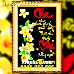 Tranh Thêu Chữ Thập Cha Mẹ  DLH-222388