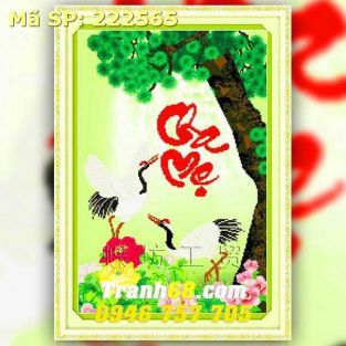 Tranh Thêu Chữ Thập Cha Mẹ  DLH-222565