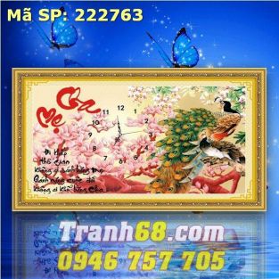 tranh thêu chữ thập Cha mẹ  DLH-222763