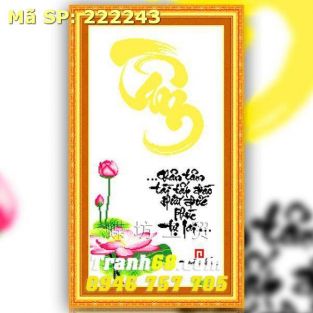 Tranh Thêu Chữ Thập Chữ Tâm  DLH-222243