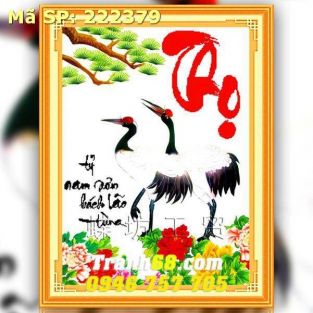 Tranh Thêu Chữ Thập Chữ Thọ  DLH-222379
