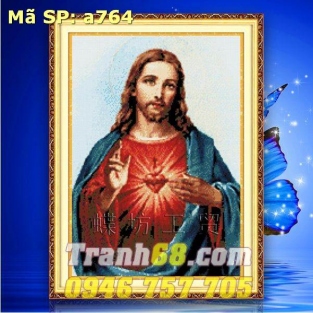 Tranh Thêu Chữ Thập Chúa jesu DLH-YA764