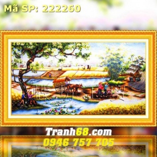 Tranh Thêu Chữ Thập Cố Hương DLH-222260