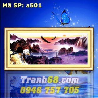Tranh Thêu Chữ Thập ĐạI Bàng Vượt Ngàn DLH-YA501