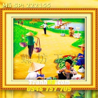 Tranh Thêu Chữ Thập  DLH-222155