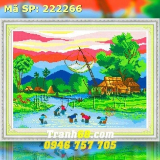 Tranh Thêu Chữ Thập  DLH-222266