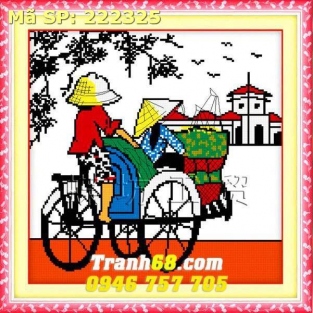 Tranh Thêu Chữ Thập  DLH-222325