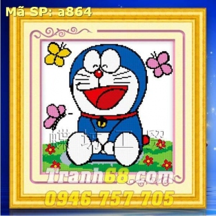 Tranh Thêu Chữ Thập Doaremon DLH-YA864