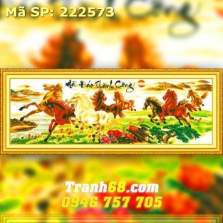 Tranh Thêu Chữ Thập Mã Đáo Thành Công DLH-222573