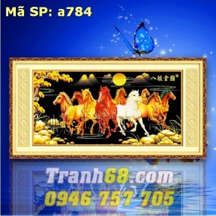 Tranh Thêu Chữ Thập Mã Đáo Thành Công DLH-YA784