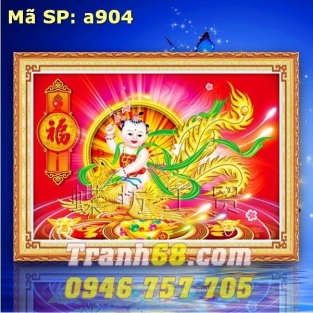 Tranh Thêu Chữ Thập Nhân Vật  DLH-YA904