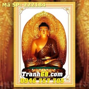 Tranh Thêu Chữ Thập Phật Thích ca DLH-222184