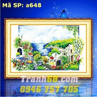 Tranh Thêu Chữ Thập Phong Cảnh DLH-YA648