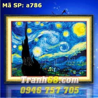 Tranh Thêu Chữ Thập Phong Cảnh DLH-YA786