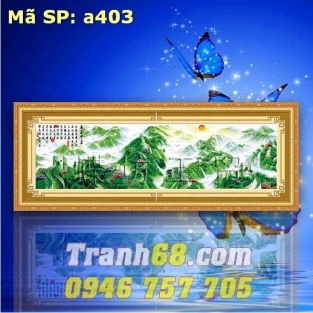 Tranh Thêu Chữ Thập PhongCảnh Thiên Nhiên kỳVỹ DLH-YA403
