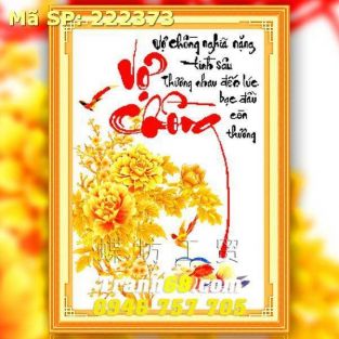 Tranh Thêu Chữ Thập Vợ Chồng  DLH-222373